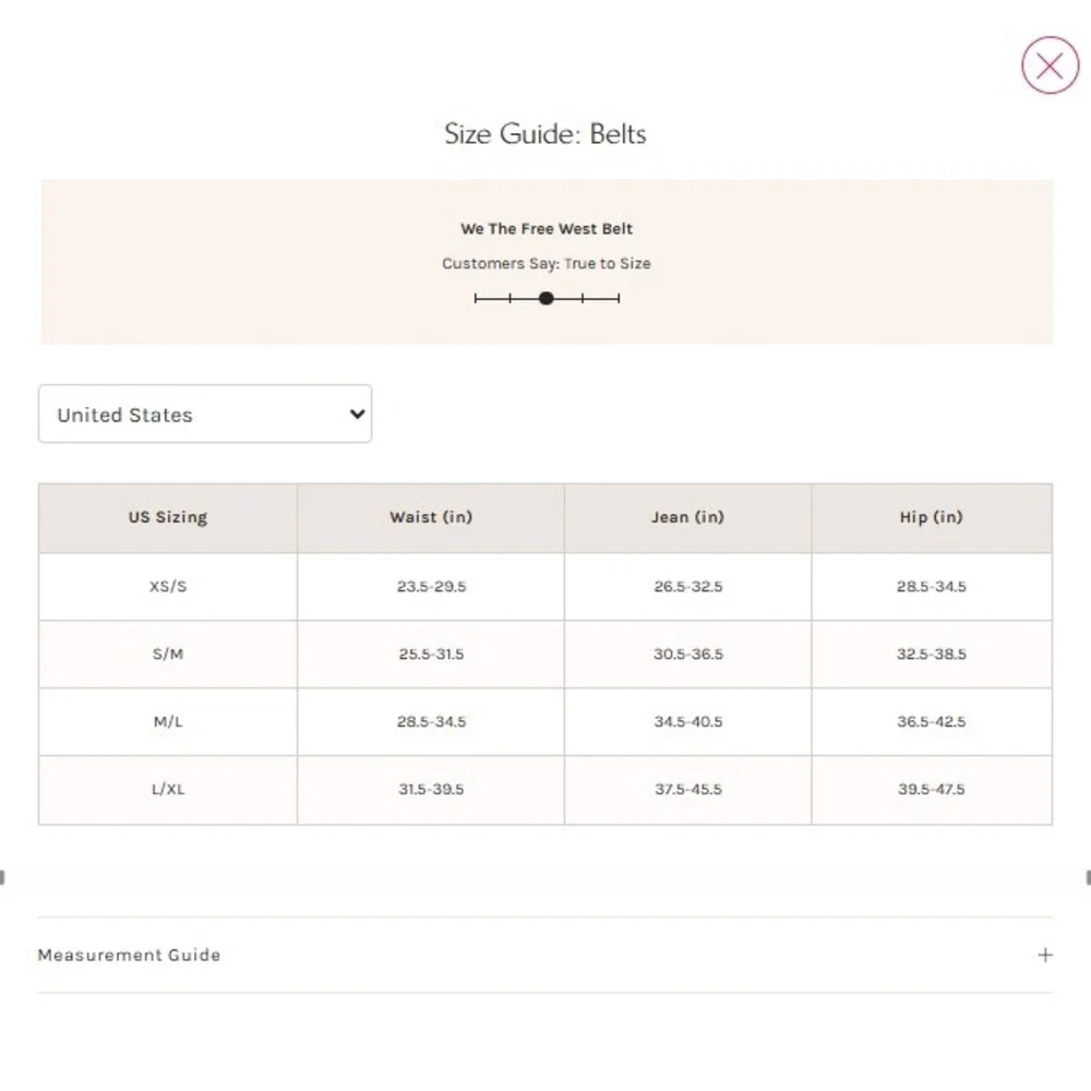 Free People® (SIZE SMALL/MEDIUM) Follow Your Arrow BOHO Belt - $48